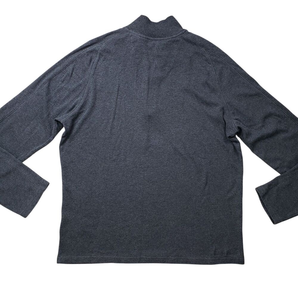 Robert Graham Sweater Mens Medium 1/4 Zip Long Sleeve Classic Fit Pullover Gray - Picture 9 of 9